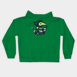 Pixel Plague Knight Kids Hoodie